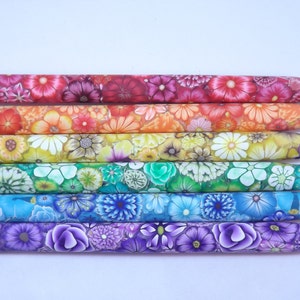 YOUR CHOICE COLOR Handmade Millefiori Floral Polymer Clay Covered Ball Point Pen