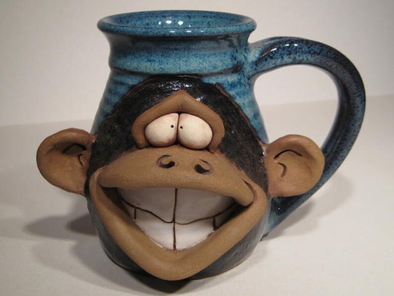 Happy Monkey Mug . Lefty image 1