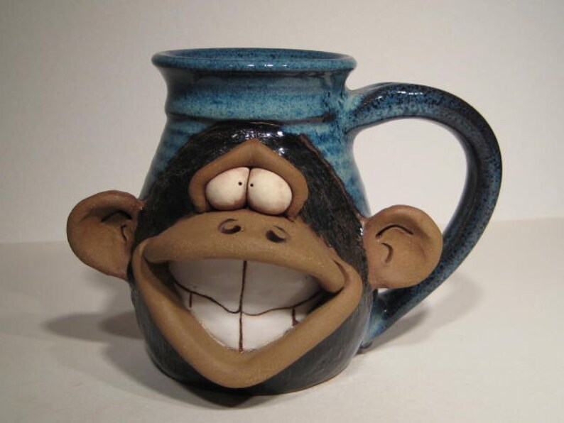 Happy Monkey Mug . Lefty image 5