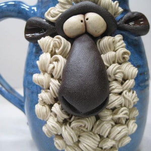 Happy Black Face  Sheep Mug  .... Baaahhhh.