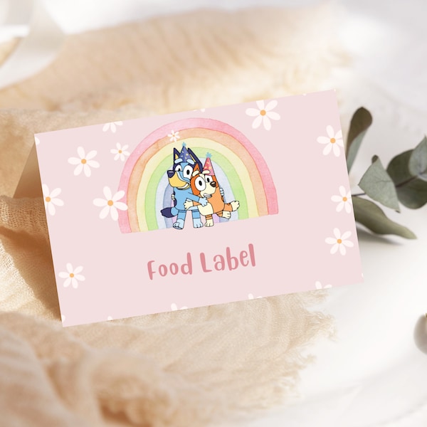 Bluey Party Favor and Food Labels - Etsy