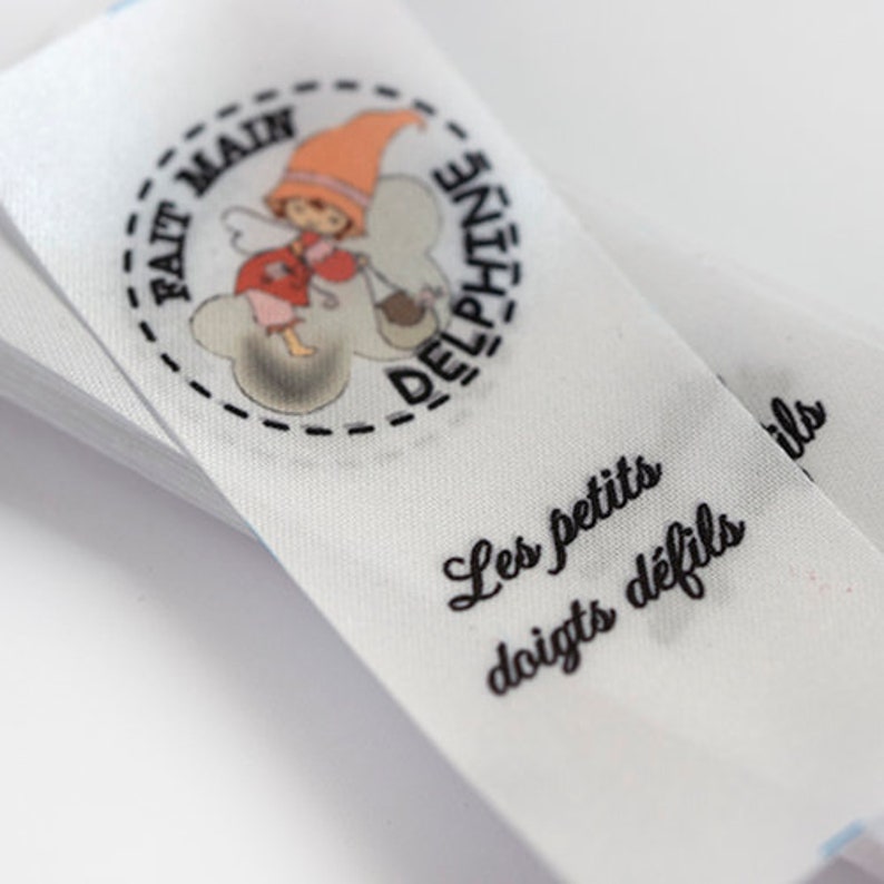 30 mm Étiquettes à coudre personnalisé avec votre logo | Etsy France