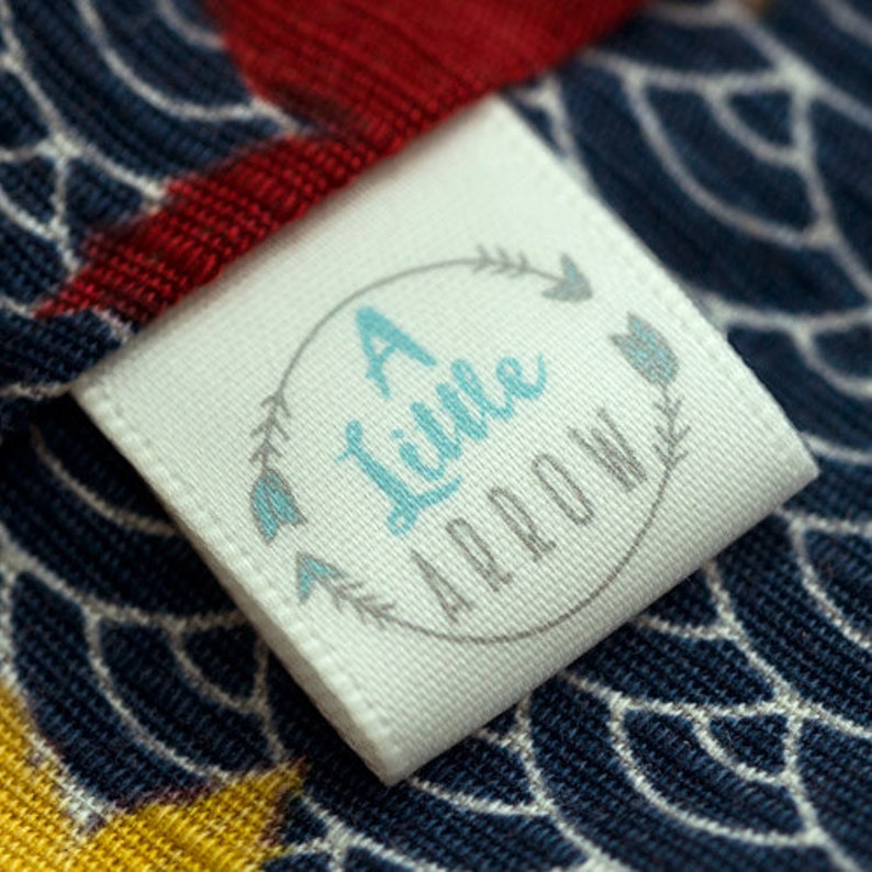 20mm Ruban personnalisé satin Étiquettes pour créateurs lot Etsy France