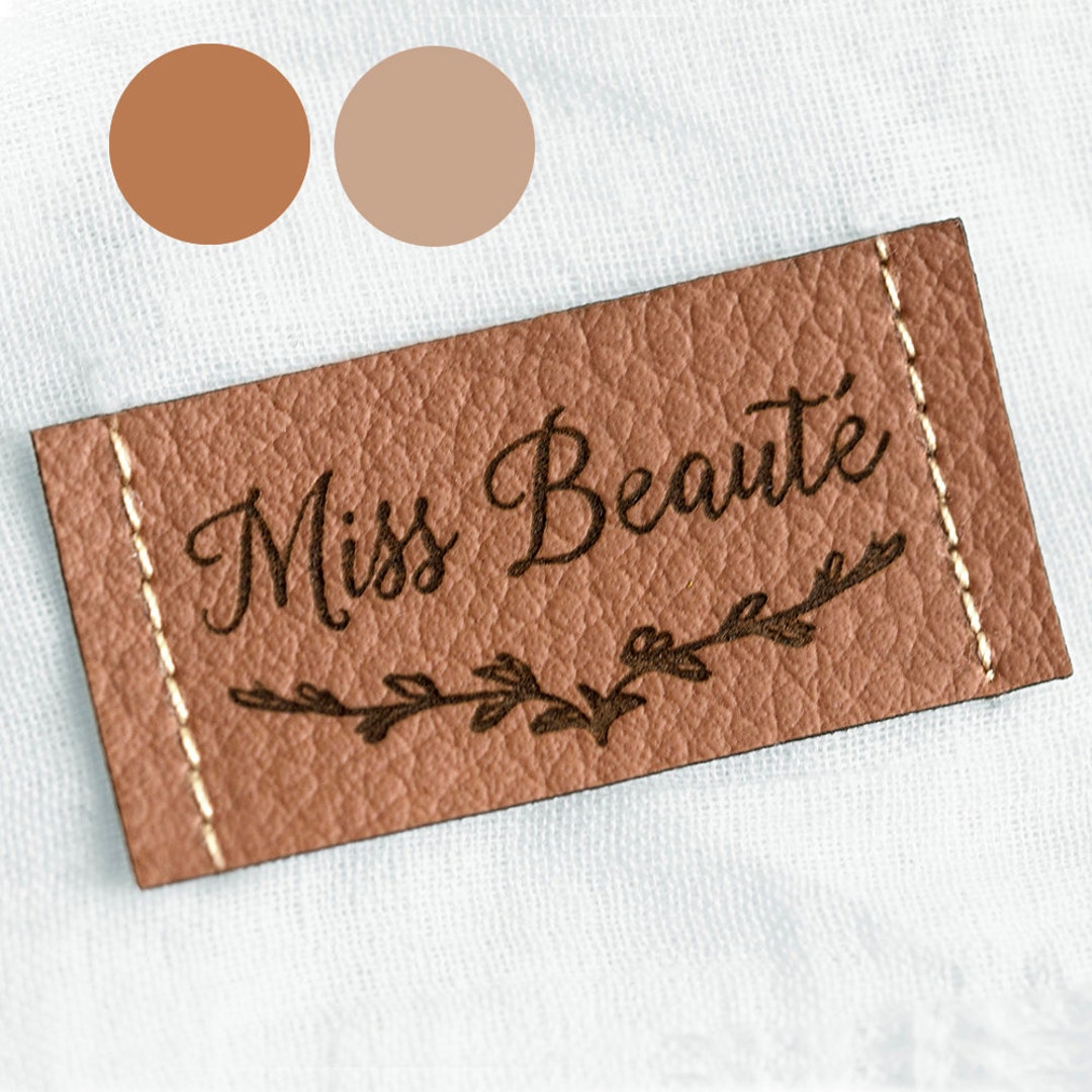 Lot De 50 étiquettes Faites Main Pour Vêtements En Cuir, Cadeaux, Sacs