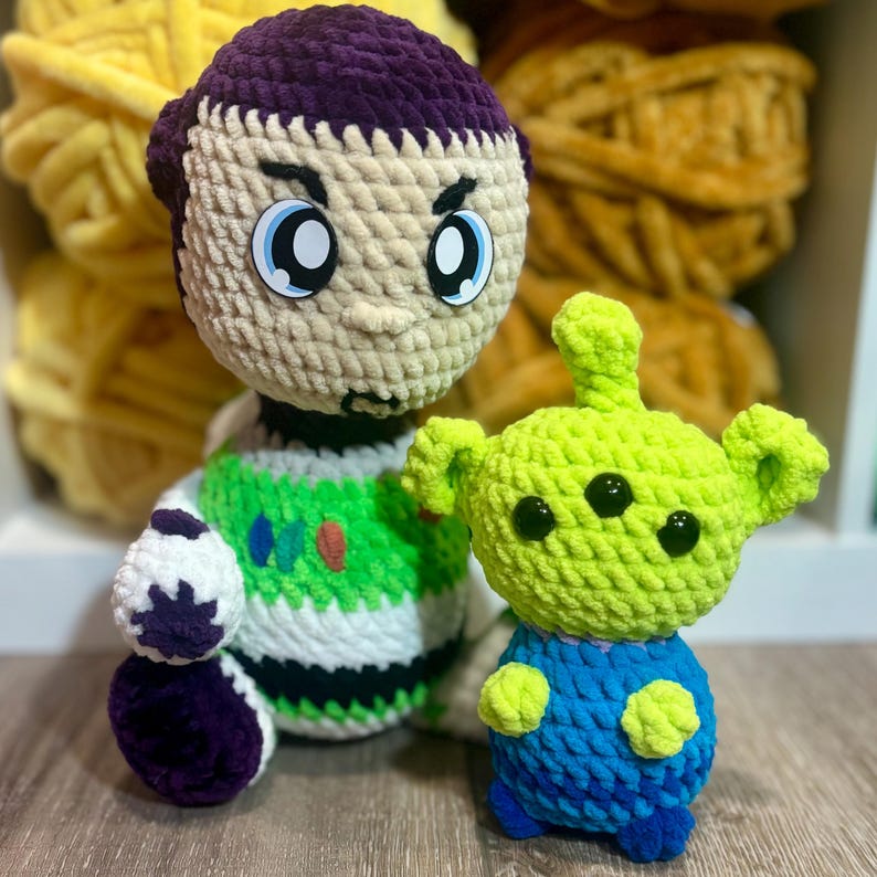 Little Green Alien Crochet Pattern (intermediate Skill Required ...