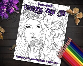 Adult Coloring Book Fantasy Art Coloring Pages Alice In Wonderland Coloring Page Adult Coloring Page Kids Coloring Page Coloring Page