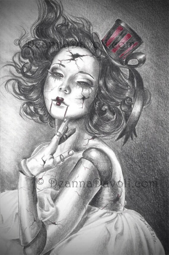 creepy doll art