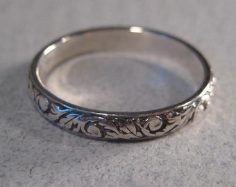 New Leaf ... Sterling Silver ... Ring