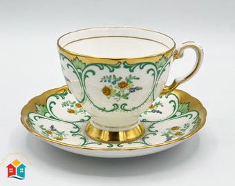 Tuscan Fine Bone China Tea Set - Mark 1947 - 1966 - Rare Find - Mint Condition