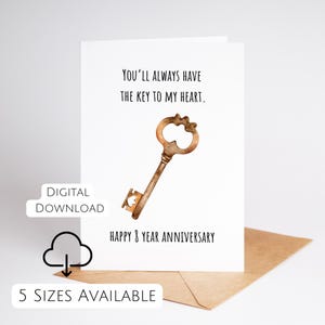 Linda tarjeta de octavo aniversario Tarjeta de aniversario de bronce Tarjeta de octavo aniversario de casados para imprimir Tarjeta romántica para él y para ella Tarjeta de aniversario de bodas