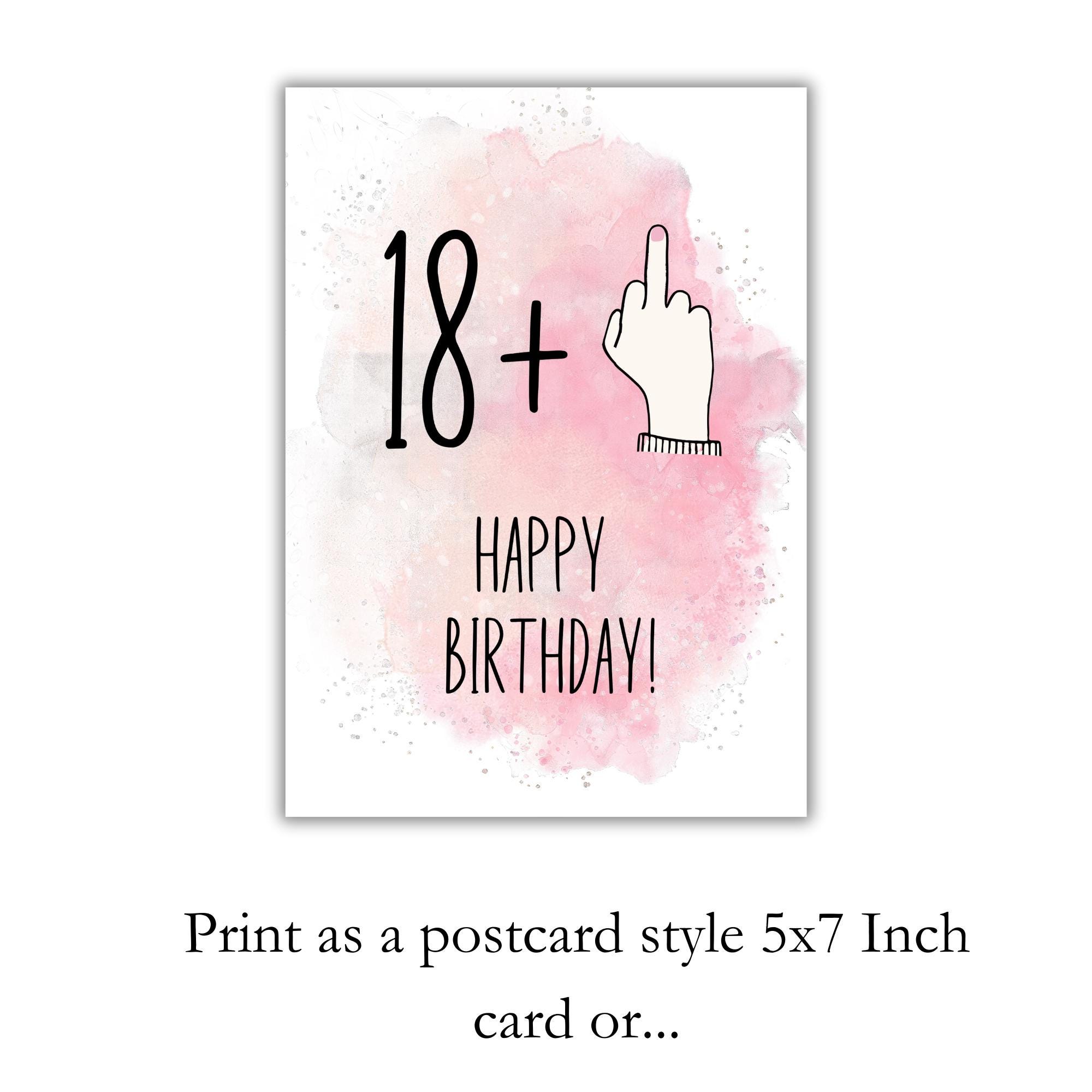 Carte D'anniversaire Amusante De 19e Anniversaire Pour Ami