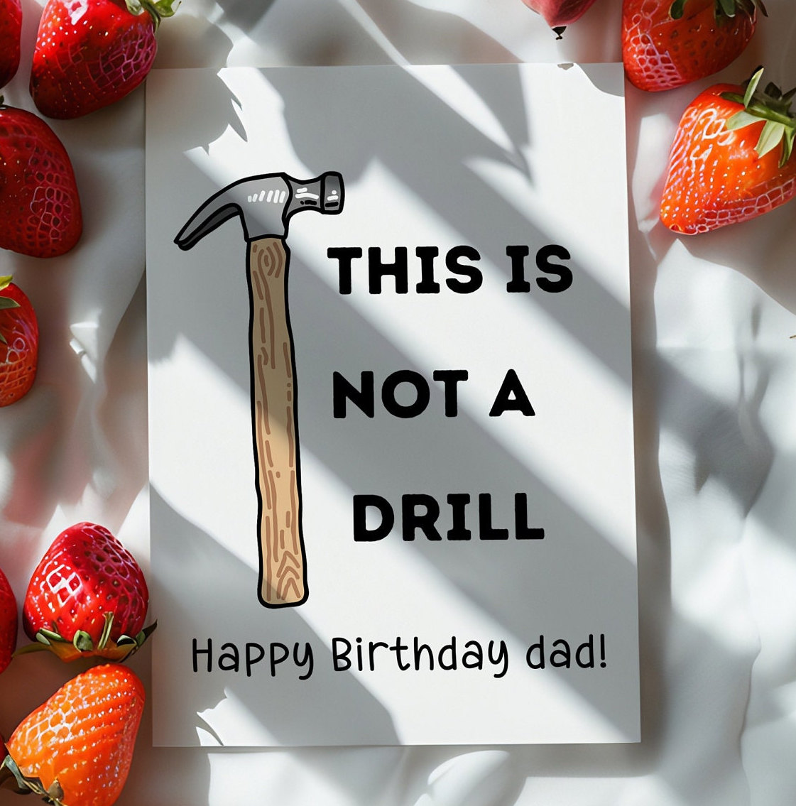 Birthday Card for Dad Funny Birthday Card Dad Joke Birthday Card Download Dad Joke Bday Card