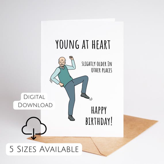 Biglietto di auguri di compleanno di lusso fatto a mano per papà: 60°, 70°, 80°, qualsiasi età - Italia