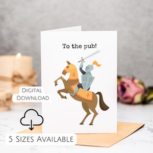 To The Pub 18th Birthday Card Printable Funny 18th Bday Card For Him Joke Birthday Card For Friend 18 Year Old Print At Home Birthday Card