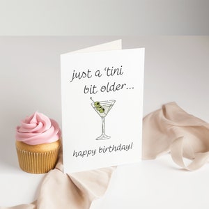 Tini Bit oudere verjaardagskaart Last Minute Card Afdrukbare verjaardagskaart Grappige verjaardagskaart Afdrukbare verjaardagskaart voor hem voor haar Thuis afdrukken