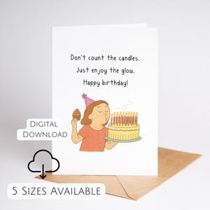 Tarjeta de cumpleaños divertida para mamá, tarjeta de cumpleaños imprimible para mamá, tarjeta divertida, tarjeta de cumpleaños para ella, tarjeta de cumpleaños de broma de hija, tarjeta de hijo