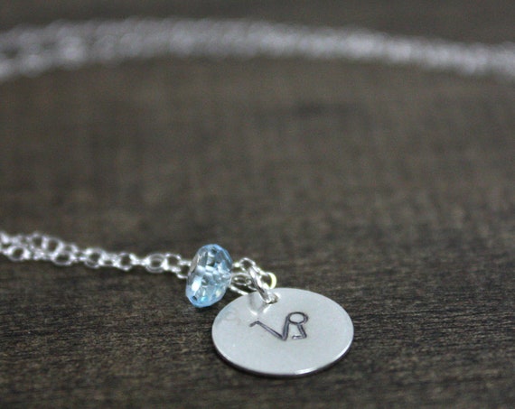 capricorn birthstone necklace