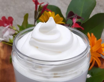 Customize it -- Organic Body Butter Lotion Cocoa Butter Shea Butter 4 oz Jar