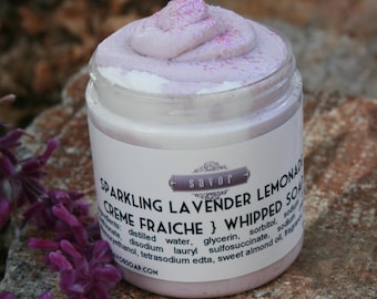 Sparkling Lavender Lemonade Whipped Soap, Scrub, or Body Butter