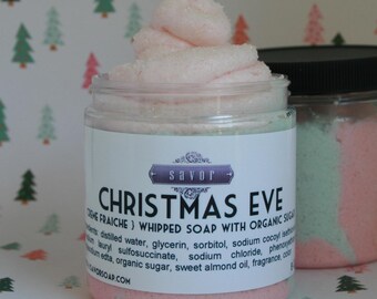 Christmas Eve Creme Fraiche Whipped Soap