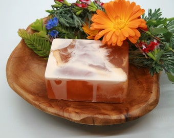 Vanilla Orange Cake Olive Oil and Shea Butter Bar Soap