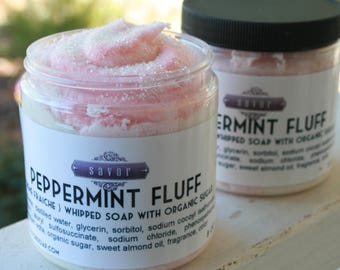 Peppermint Fluff Creme Fraiche Whipped Soap