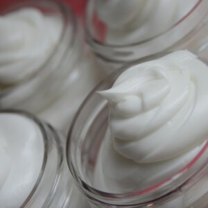Body Butter Crema Sample Set of SIX Jars VEGAN Custom Lotion image 2
