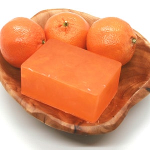 Olive Oil Bar Soap Mandarin Plum image 3