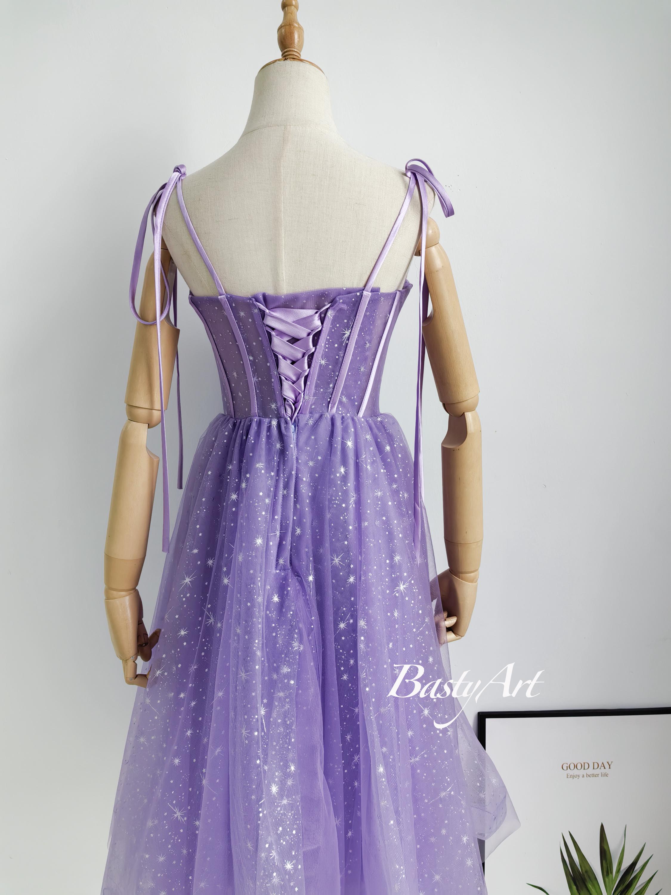 Starburst Dress - Purple