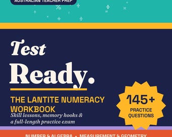 LANTITE Numeracy Test Prep Workbook | Australian Teacher Exam Practice (PDF)