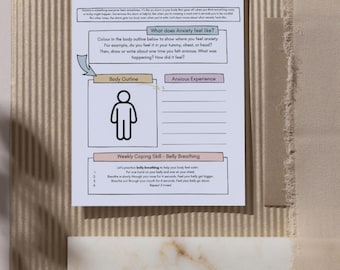 Full CBT For Kids WorkBook (10 Worksheets)