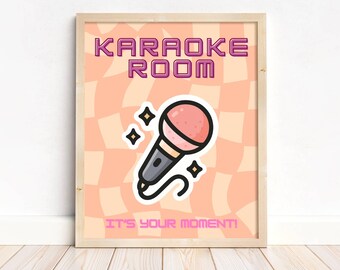 K-Pop Birthday Party Sign, Karaoke Party Sign, Printable Signs, Girl Birthday Party, Anime Birthday Party Decor, Kawaii, Editable Printable