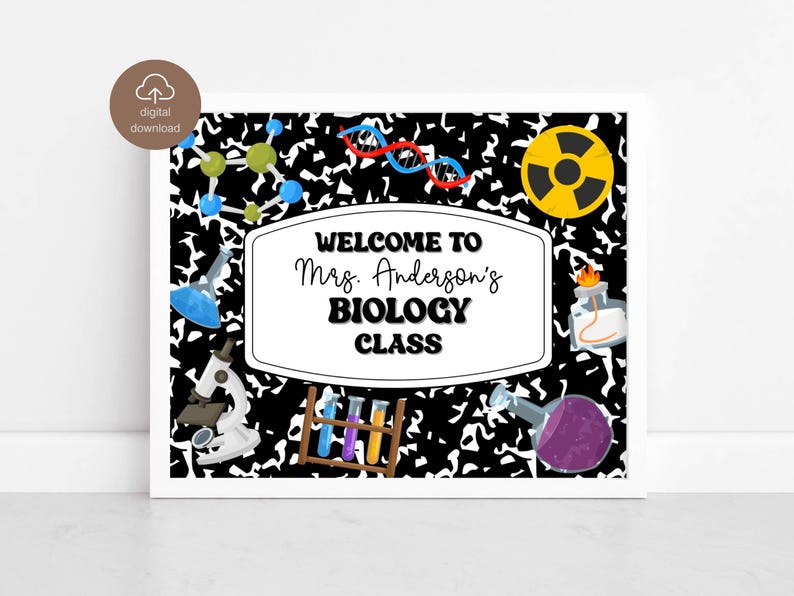 Editable Classroom Door Welcome Sign for Teachers, Printable Door Sign ...