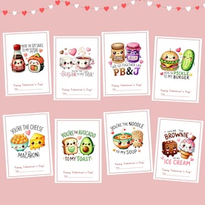Druckbare Valentinstagskarten für Kinder, Valentinstagskarten für Kinder, druckbare Valentinstagskarten für die Schule, sofortdownload, süßer Valentinstag