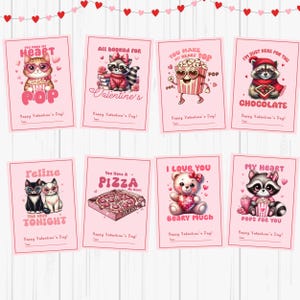 Printable Valentine’s Cards for Kids,Kids Valentine Cards, Printable School Valentine, Instant Download, Cute Valentine’s