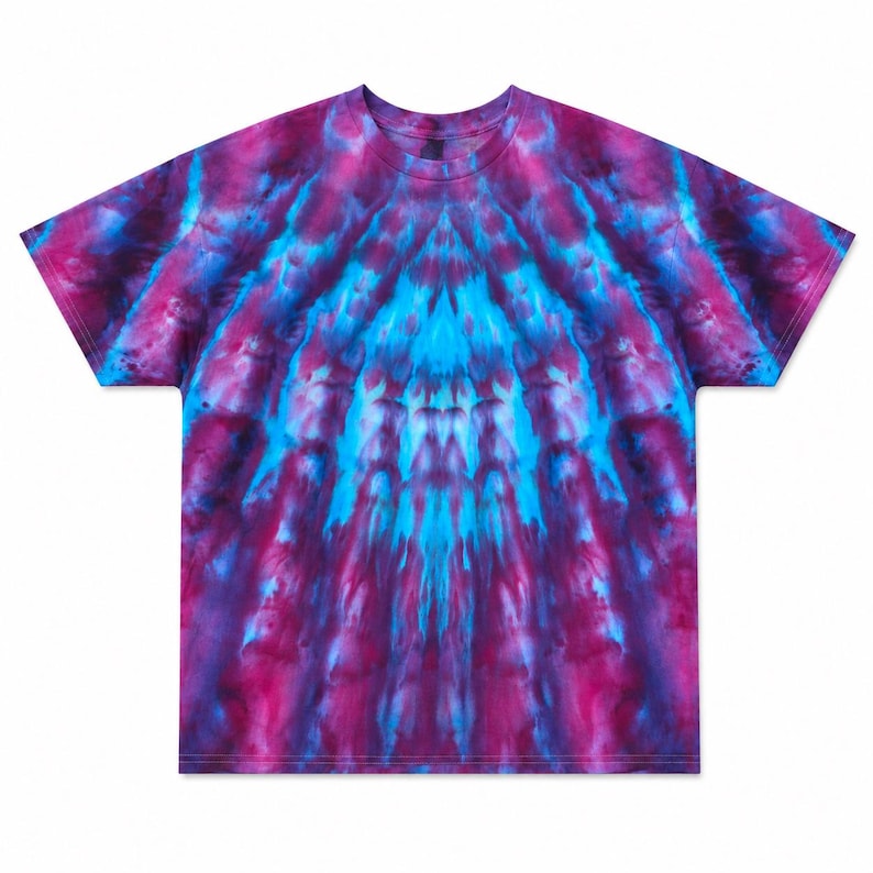 Fuchsia Apparition - Unisex Tee 100% Cotton, Hand Tie Dyed, Deluxe T-Shirt image 1