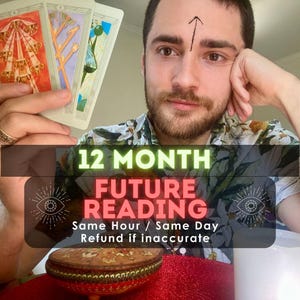 Predicciones futuras de 12 meses, lectura psíquica de relaciones futuras, lectura psíquica de tarot, predicciones futuras de médium