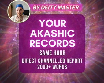 Personalized Akashic Records Reading, Soul History Report, Spiritual Guidance