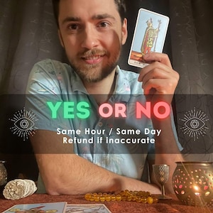 Same Hour Yes or No Tarot Reading, One Question Yes Or No Reading Same Hour, Psychic Readings, Tarot Yes Or No Answer Future Prediction