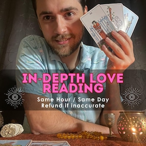 Liebes-Tarot-Lesung Same Hour, Twin Flame Liebes-Lesung Zukunft, Soulmate-Lesung, Mittlere Lesung mit Tarot-Karten, Psychische Liebes-Lesung