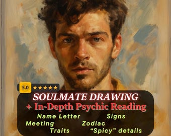 Detailed Soulmate Drawing and Gipsy Reading, Future Husband Drawing, Draw My Soulmate Reading, Twin Flame Drawing and Reading