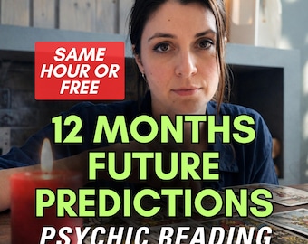 Same Hour 12 Months Future Psychic Reading, Medium Clairvoyant Predictions, Love Career Guidance, Spiritual Taro Tarot Reading