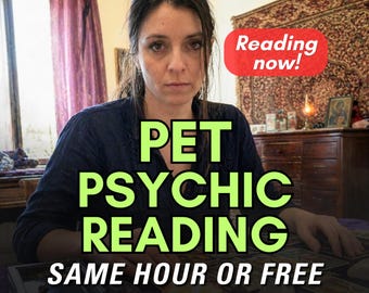Pet Psychic Reading, Telepathic Animal Communication, Deceased Pet Reading, No Tools Pet Reading, Dog and Cat Medium Connection
