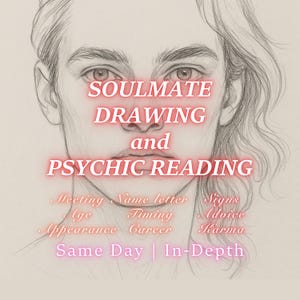 Soulmate Drawing and Reading, Same Hour Tarot Reading, Realistic Spouse, Draw My Soulmate, Future Husband Drawing