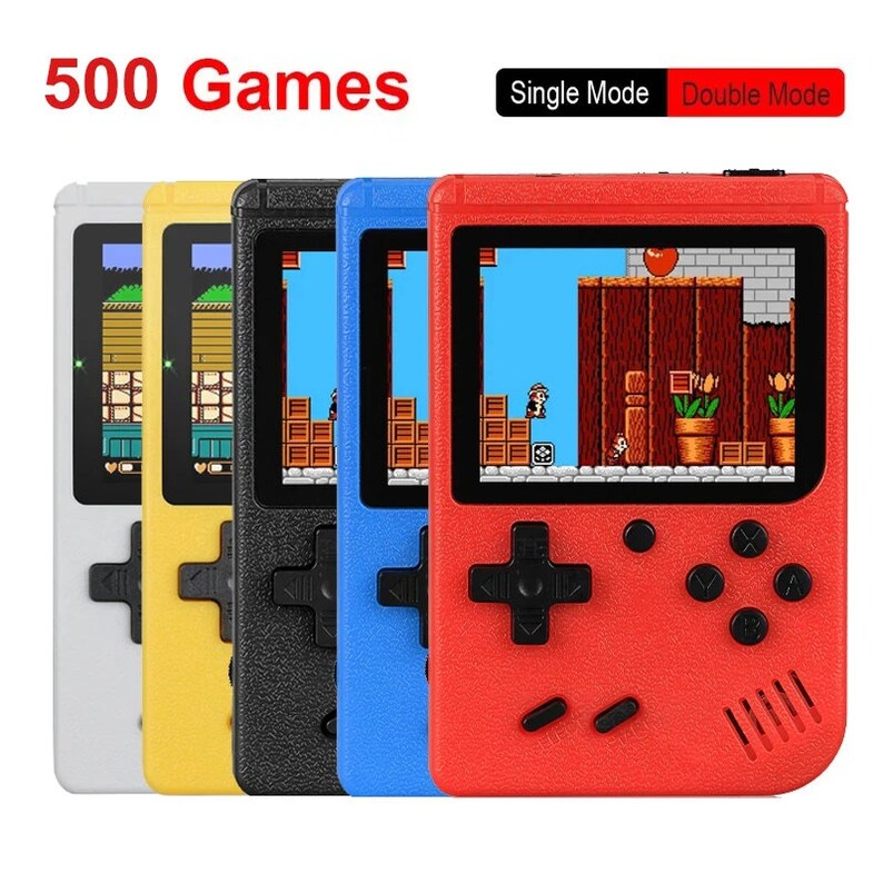 Portable 8 Bit Mini Computer Retromaster 500: Portable 8-bit Mini Gaming Console With 2.8 Color LCD ...