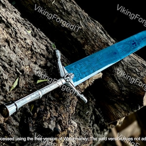 Custom Handmade Moonlight Greatsword inspired By Elden Ring 44&quot;Full Metal Dark Moon Sword From Dark Souls, Dark Souls Cosplay, Gift for him,