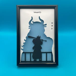 ONE PIECE YAMATO Arte su carta fatta a mano - Dipinto One Piece multistrato con rilievo - regalo per fan degli anime per lui o per lei regalo otaku decor
