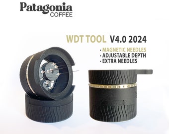 Herramienta Espirográfica WDT Espresso - 58mm - Herramienta de Distribución de Café - Mecanismo Suave - Diseño de Precisión - Herramienta de Café