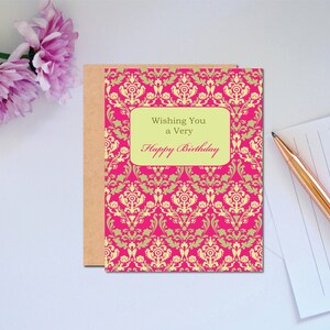 Carte d'anniversaire pour vous souhaiter un très joyeux anniversaire, carte de maman pour un ami