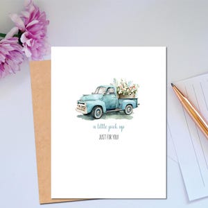 A Little Pick Up Card – Encouragement Card, Thinking of You, Just Because, Get Well Soon